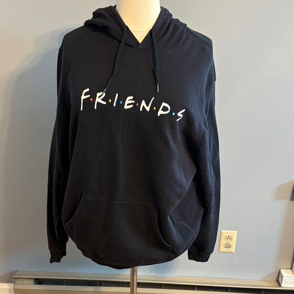 Old Navy Tops - Old Navy Black Hoodie with Friends Graphic